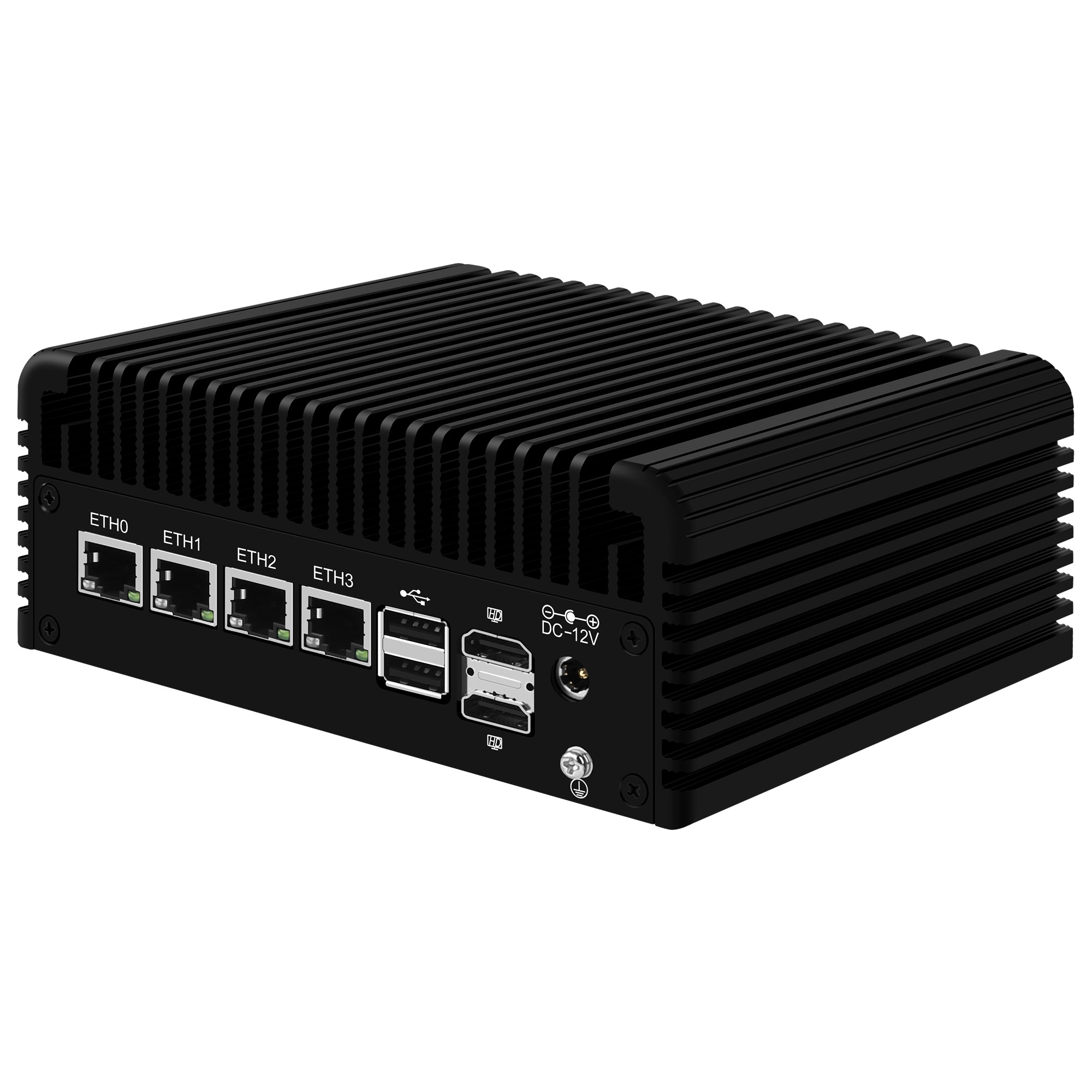 CWWK F2 Fanless Mini PC Firewall Hardware for Opnsense Pfsense,Softer Router Intel N150 N100 N305 N355, 4 x 2.5 Gbe i226V Lan