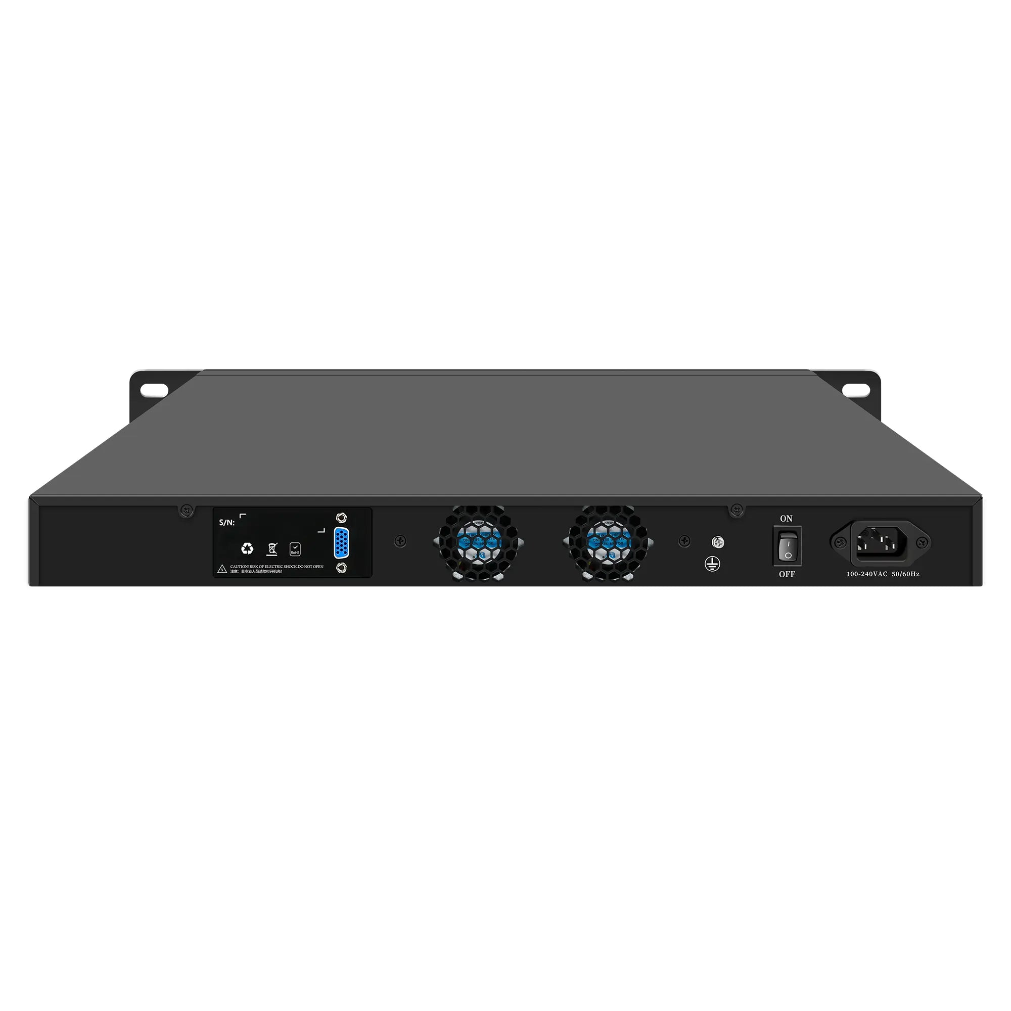 CWWK CW-U98 Rackmount Firewall Router PC, 6 LAN Network Gateway for Home Lab & Small Business