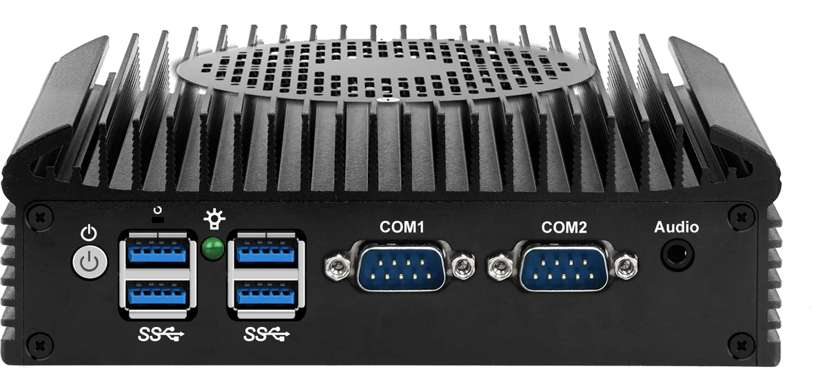 CWWK C12 Industrial Box PC with Dual COM & Dual LAN