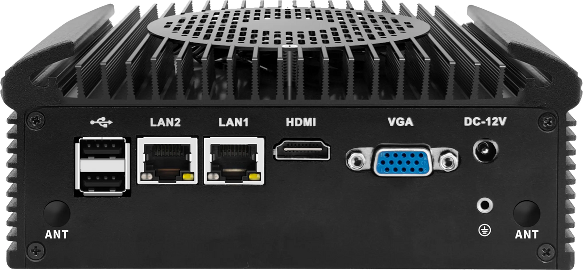 CWWK C13 Industrial Box PC with 4 COM & Dual LAN