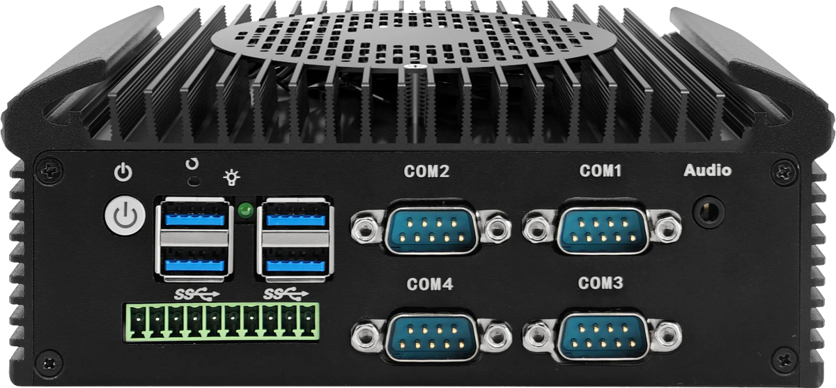 CWWK C13 Industrial Box PC with 4 COM & Dual LAN