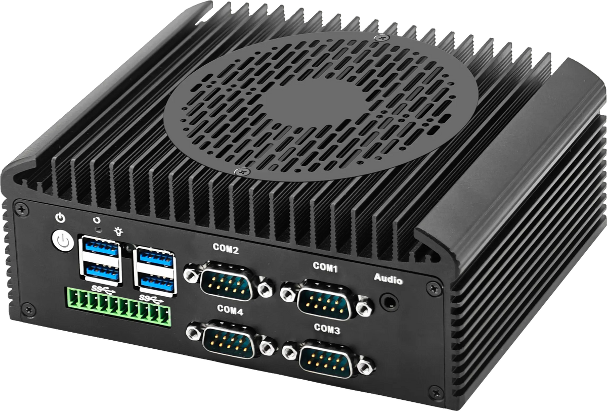 CWWK C13 Industrial Box PC with 4 COM & Dual LAN