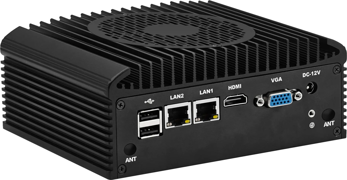 CWWK C13 Industrial Box PC with 4 COM & Dual LAN
