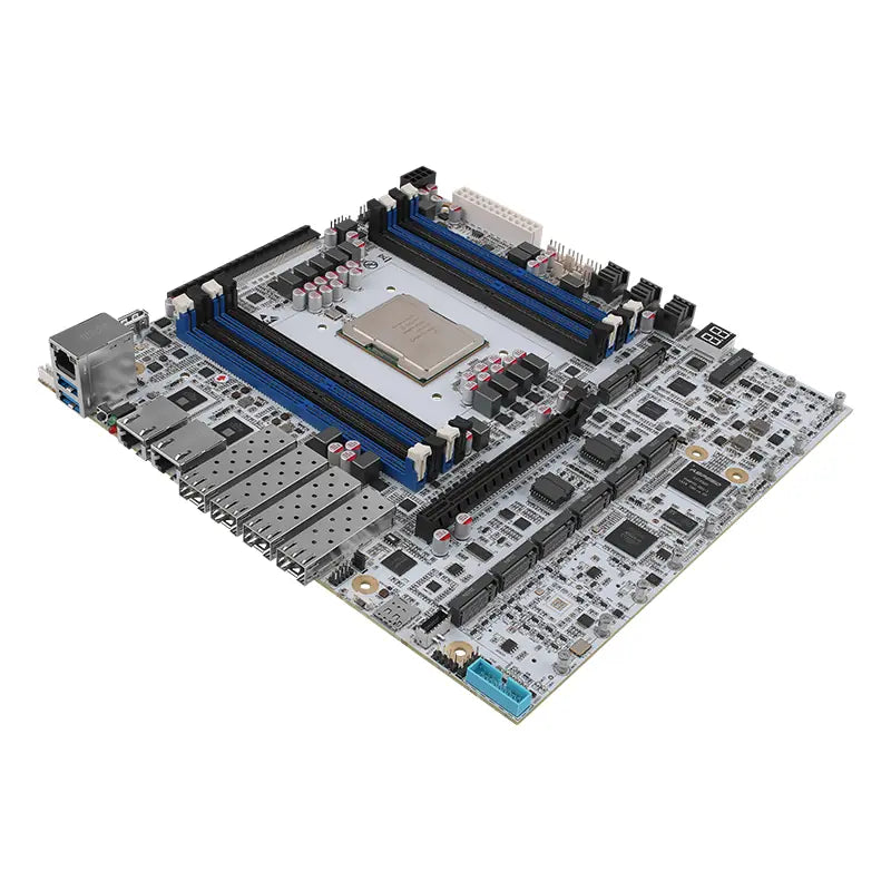 CWWK CW-M27 Xeon D-2700 12 SATA 8 NVMe 6×10GbE NAS Motherboard