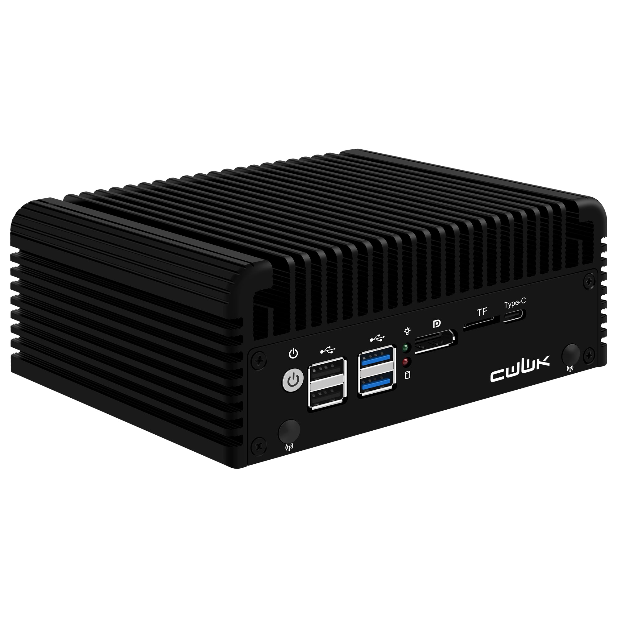 CWWK F2 Fanless Mini PC Firewall Hardware for Opnsense Pfsense,Softer Router Intel N150 N100 N305 N355, 4 x 2.5 Gbe i226V Lan