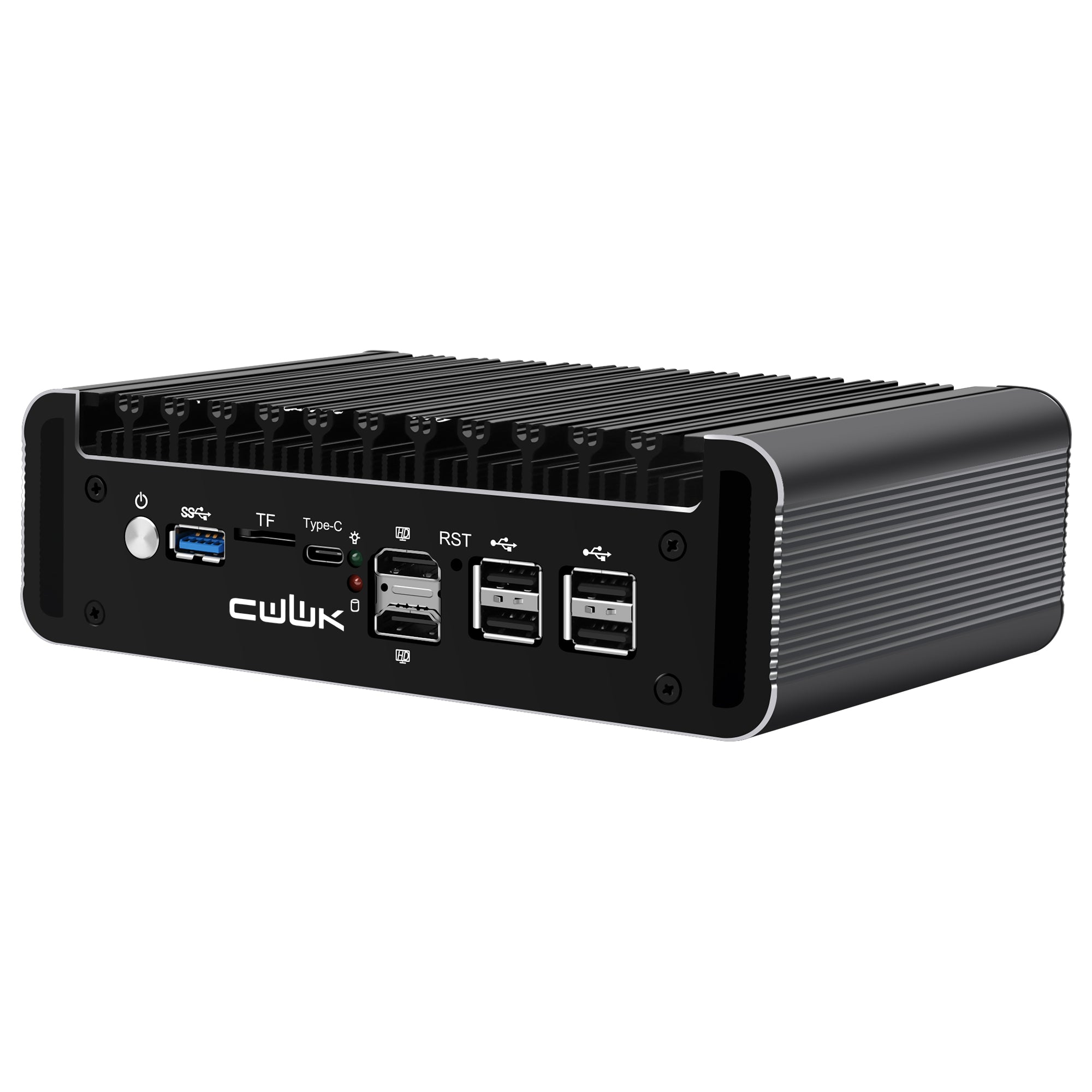 CWWK F11 Fanless Mini PC Firewall Hardware for Opnsense Pfsense,Softer Router Intel N150 N100 N305 N355, 6 x 2.5 Gbe i226V Lan, DDR5 RAM NVMe SSD