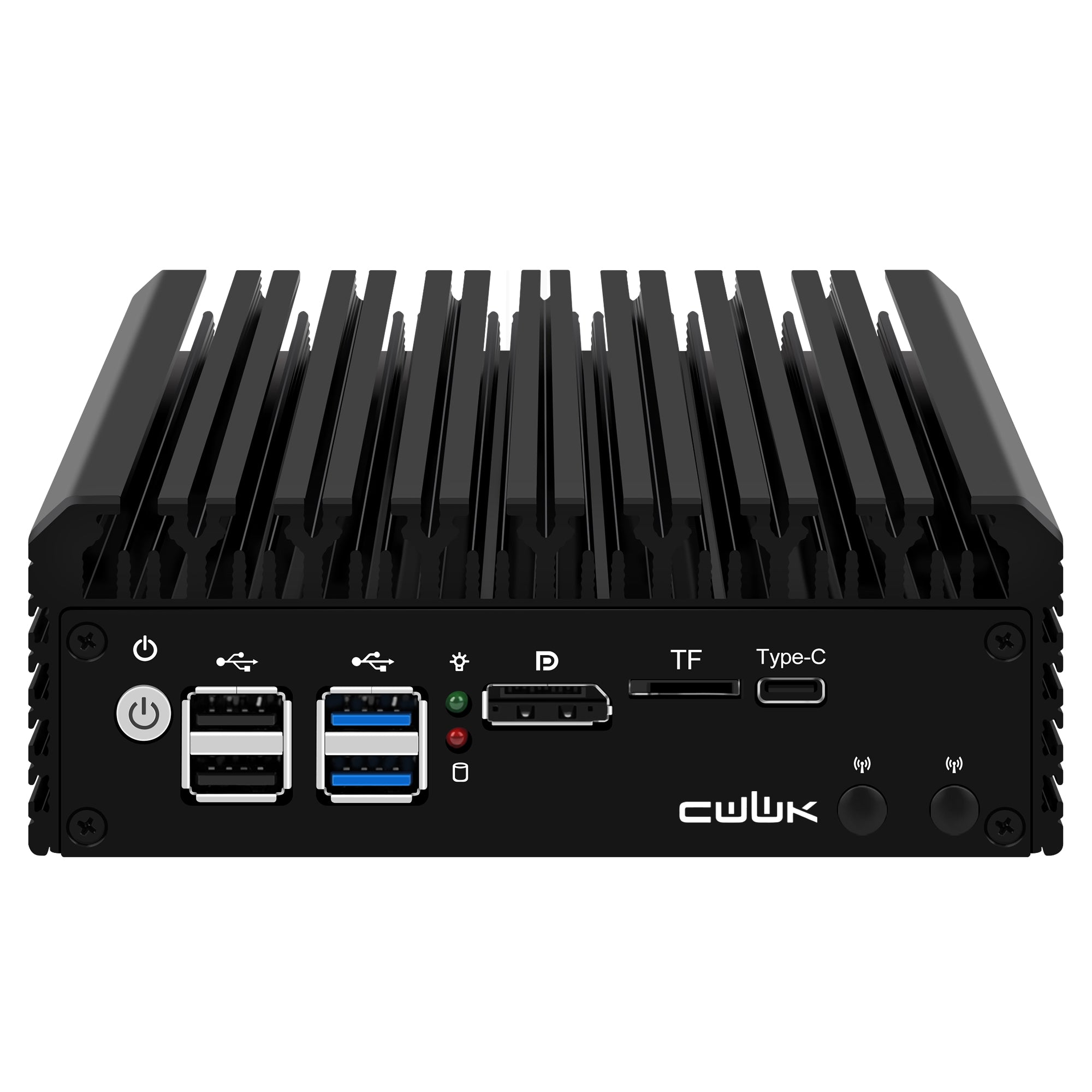CWWK F1 Fanless Mini PC Firewall Hardware for Opnsense Pfsense,Softer Router Intel N100 N305, 4 x 2.5 Gbe i226V Lan, DDR5 8 GB RAM 128 GB NVMe SSD