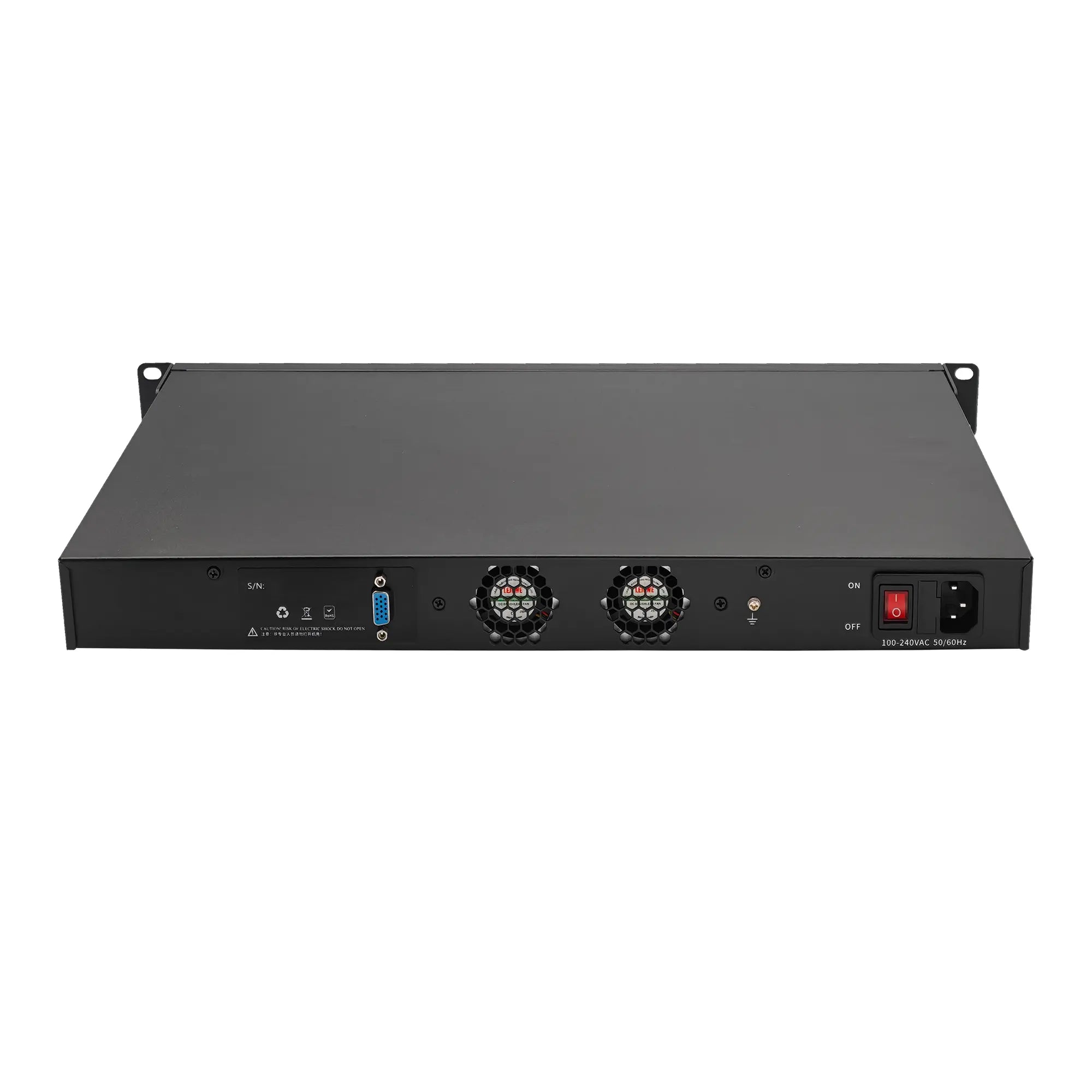 CWWK CW-U87 Rackmount Firewall Appliance, Intel Core i5-4300M, 8 port 2.5GbE LAN and Optional 2×10GbE SFP+