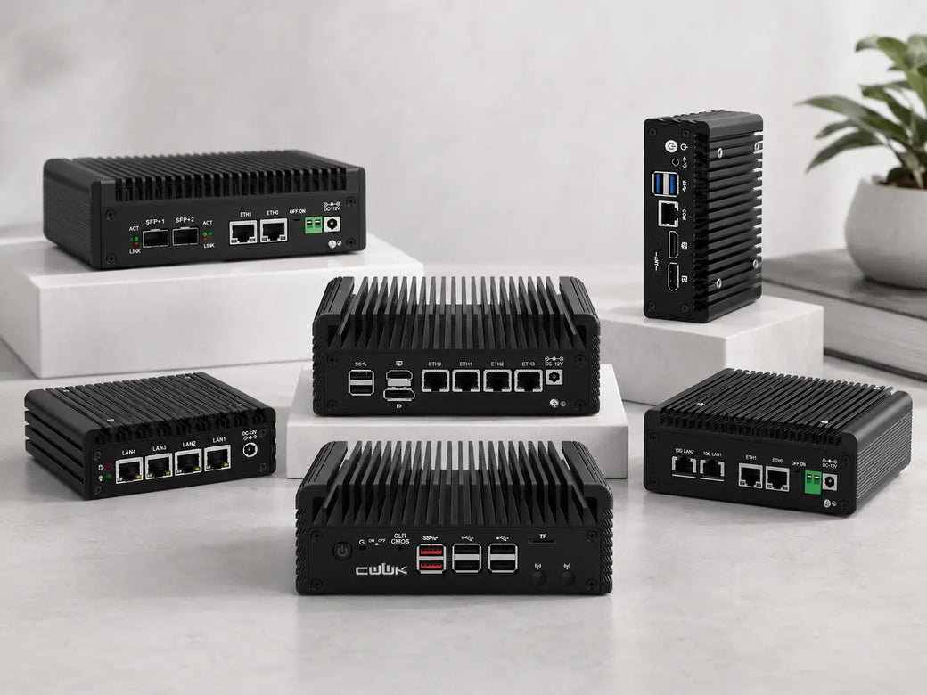 CWWK firewall mini PC lineup for OPNsense, pfSense, 2.5GbE, 10GbE, and home network use