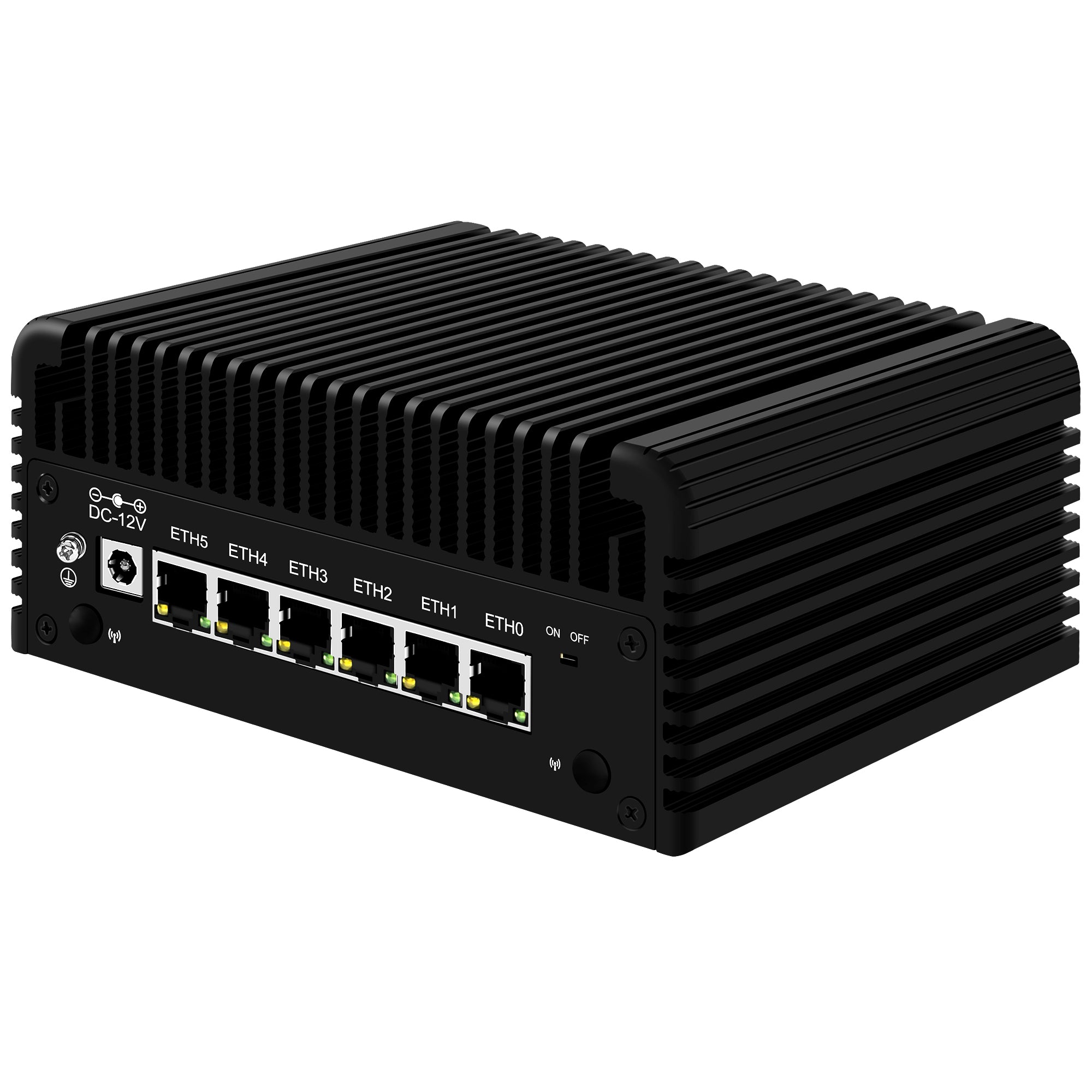 CWWK F9 Fanless Mini PC Firewall Hardware for Opnsense Pfsense,Softer Router N150 N100 N305 N355, 6 x 2.5 Gbe i226V Lan