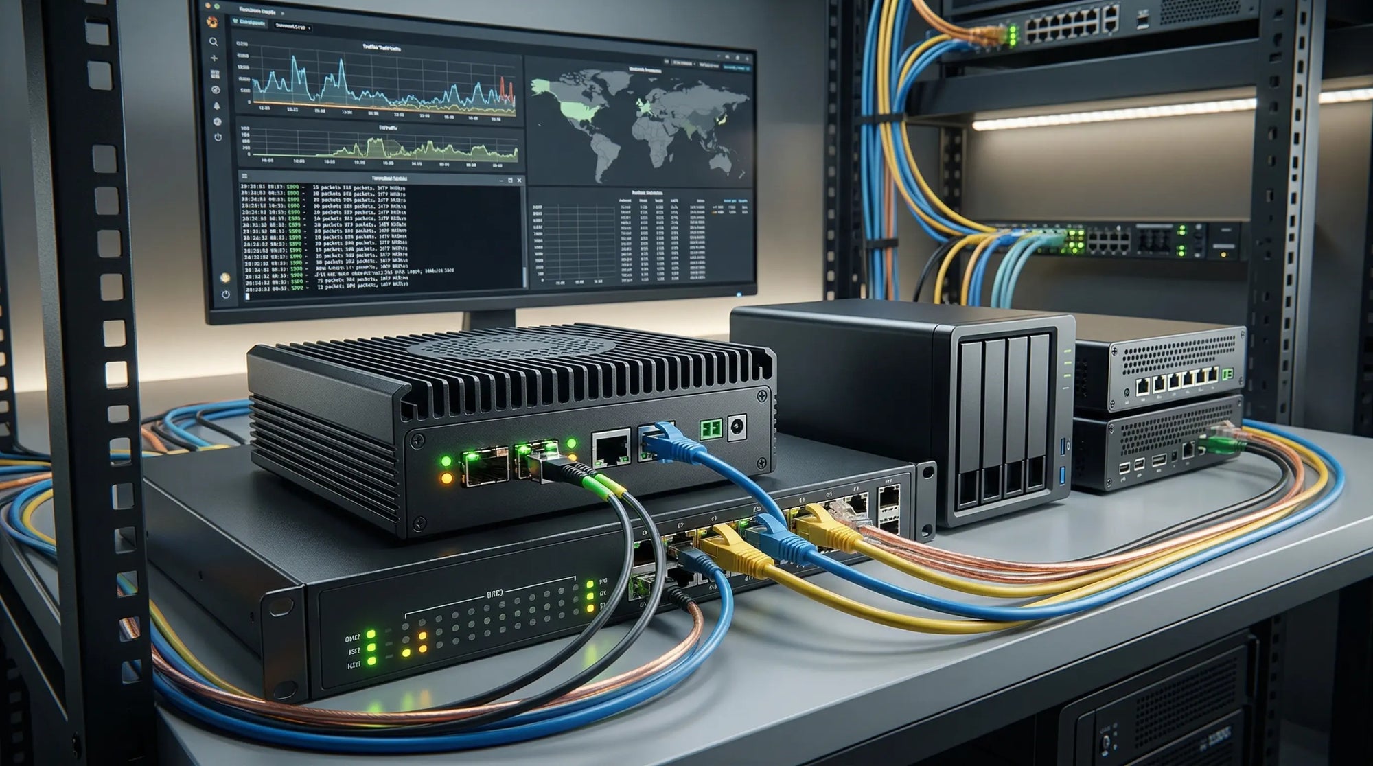 10G network appliance with SFP+ ports for homelab routing and high-speed network upgrade
