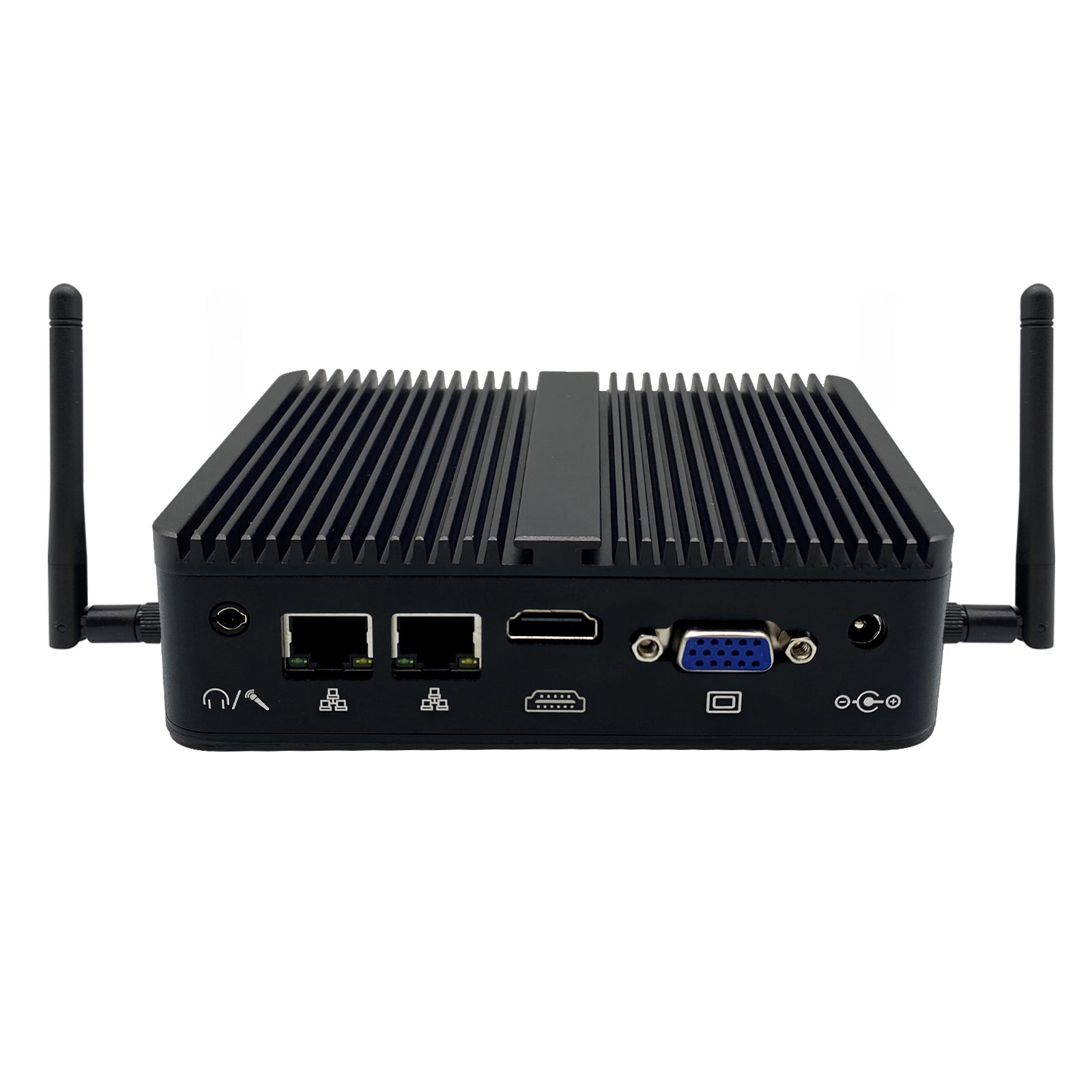 CWWK C8 Mini Industrial PC Fanless PC Celeron J4125 8GB RAM 256GB SSD 2*LAN HD VGA 4*USB Win11 Mini PC Fanless High Performance Compact Design Embedded Industrial Computer for industrial applications