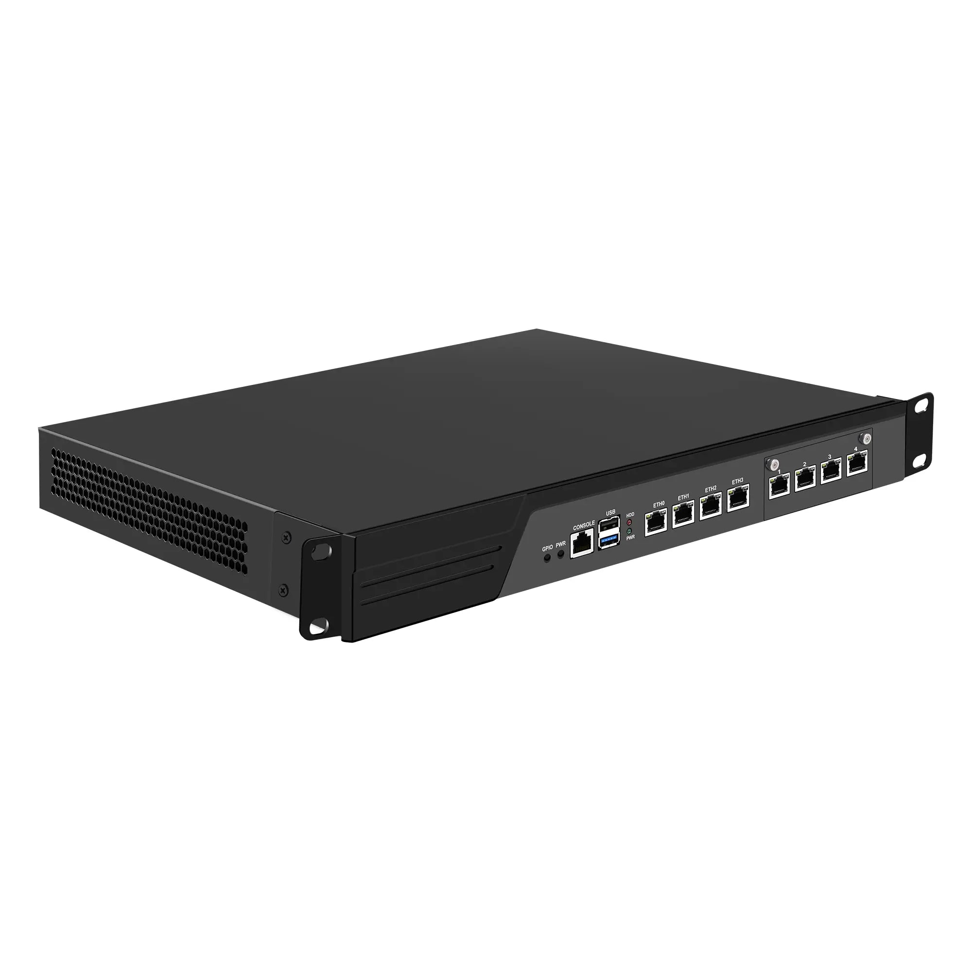 CWWK CW-U2 Firewall Hardware, 19 Inch 1U Rackmount, Intel N100 N200 N150 N300 Core i3 N305,4×2.5GbE or 2×10GbE SFP+ for OPNsense & pfSense,  Network Security Appliance, VGA, DDR5