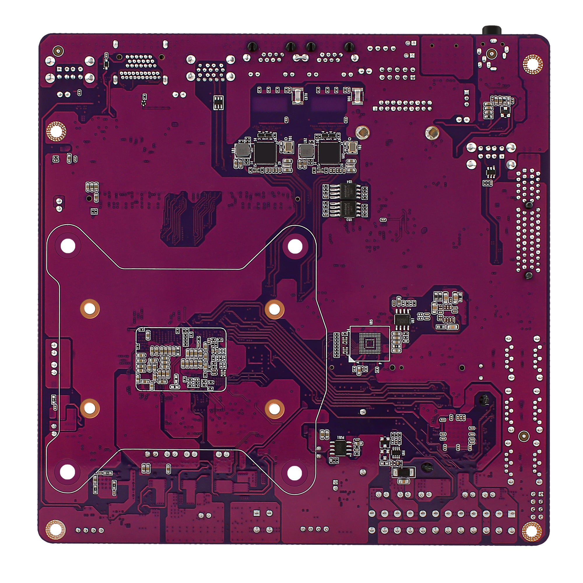 CWWK CW-M2 ChangWang Mini-ITX Purple NAS Motherboard with 6 SATA and Dual 2.5GbE,Adaptation OpenClaw