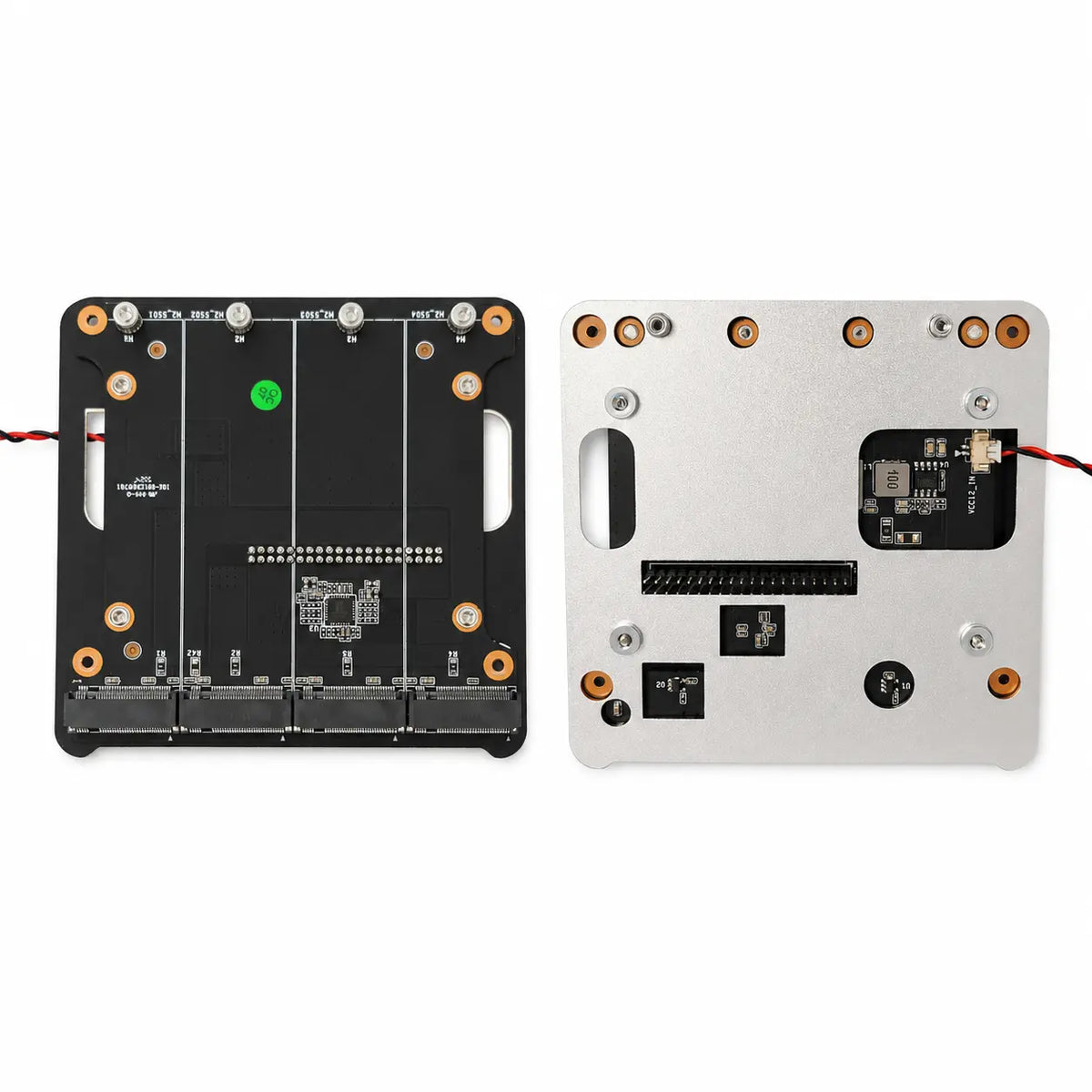 CWWK Pocket NAS' Old Version 4-NVMe Expansion Board