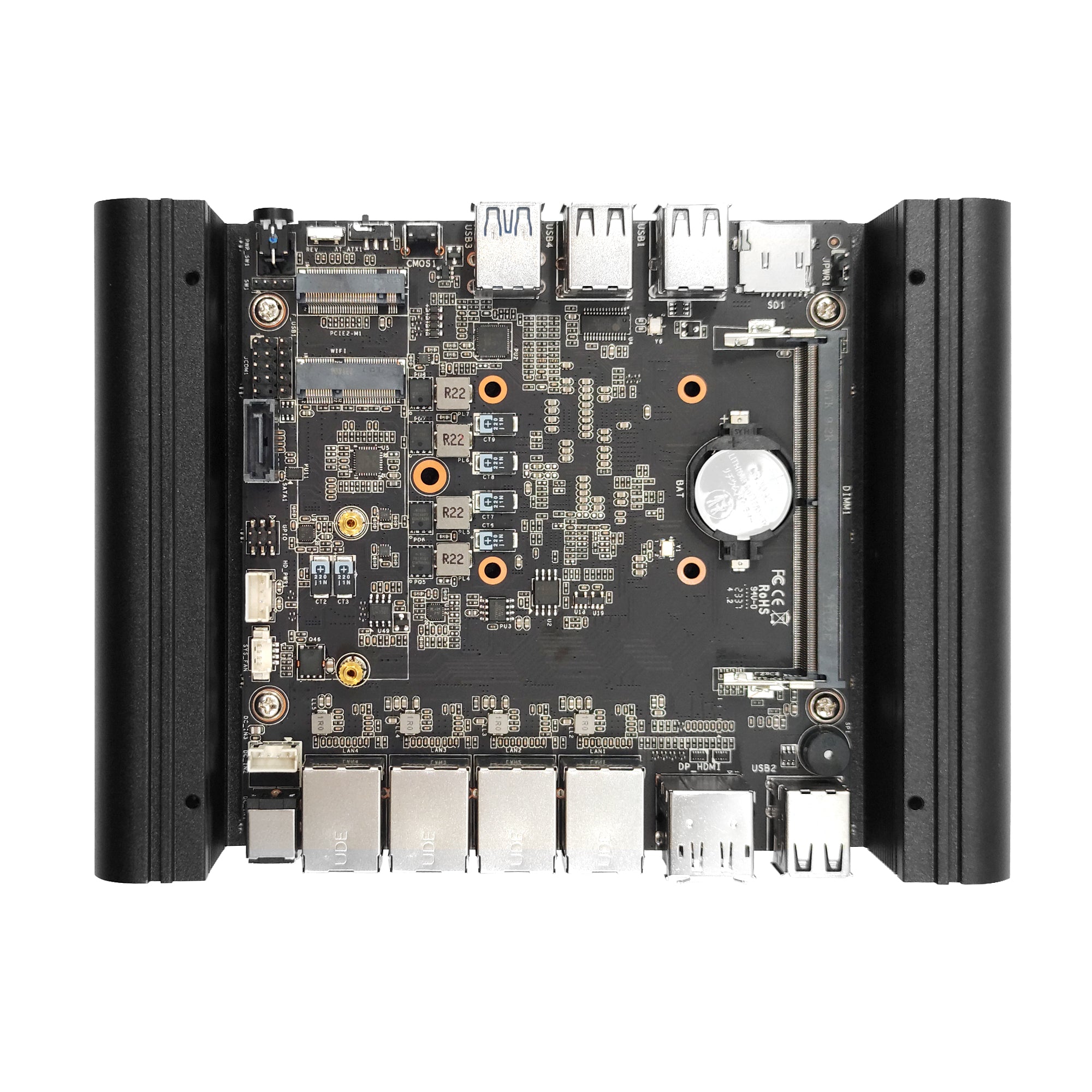 CWWK F10 Intel N100 N200 N305 Mini computer with 4x 2.5G LAN DDR5 Memory and Flexible M.2 Expansion for Router Firewall Builds