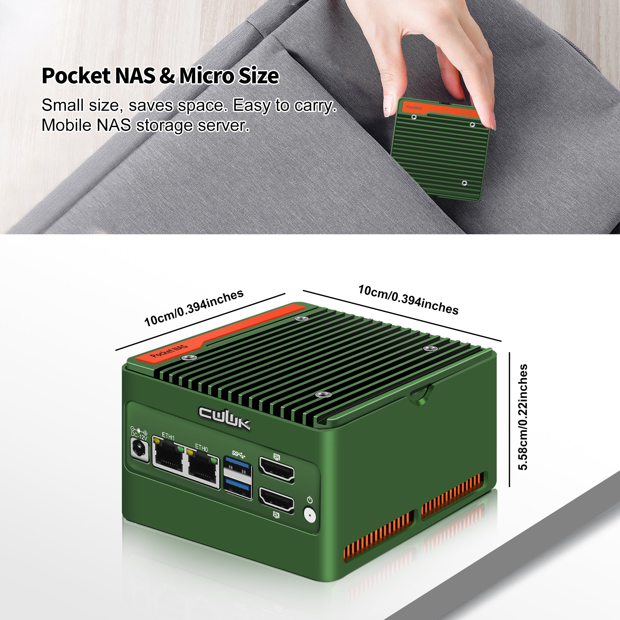 CWWK X86-P6 N150/N355 Mini PC NAS , 4 x M.2 NVMe X86-P6 Mini Desktop Computer with 2 x  i226-V 2.5GbE LAN, DDR5 Micro PC , 2-Display, WiFi7/BT5.4 Expandable