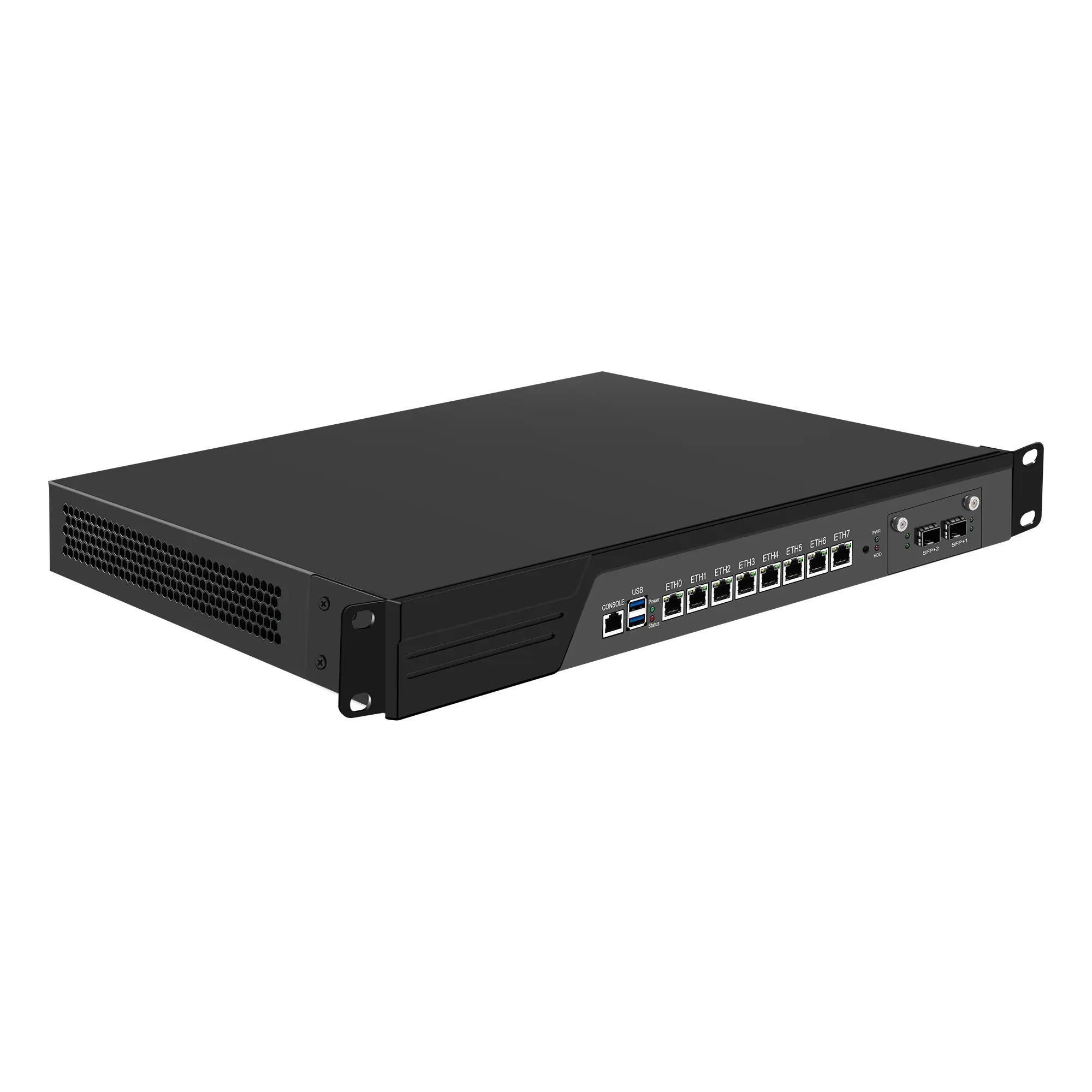 CWWK 1U Firewall Hardware CW-U15 B150, 4 x 10Gb SFP+ LAN Firewall Appliance VPN Router PC, RAM SSD OPNsense Hardware 19”Rackmount for Homelab with VGA, SIM