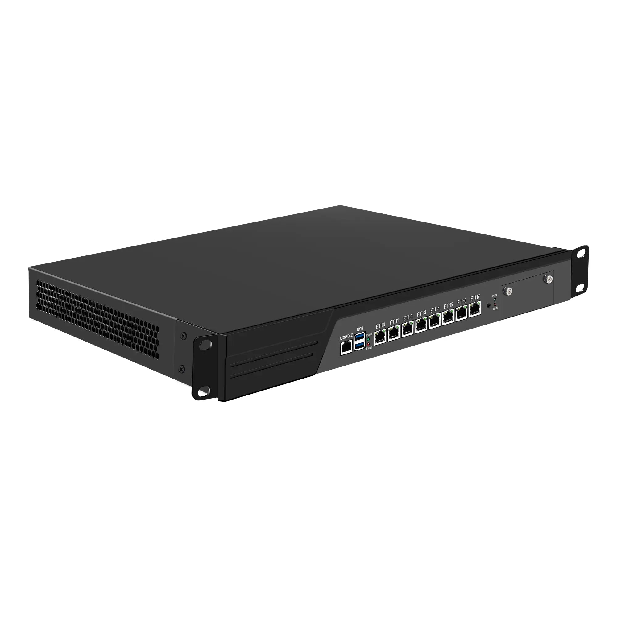 CWWK 1U Firewall Hardware CW-U15 B150, 4 x 10Gb SFP+ LAN Firewall Appliance VPN Router PC, RAM SSD OPNsense Hardware 19”Rackmount for Homelab with VGA, SIM