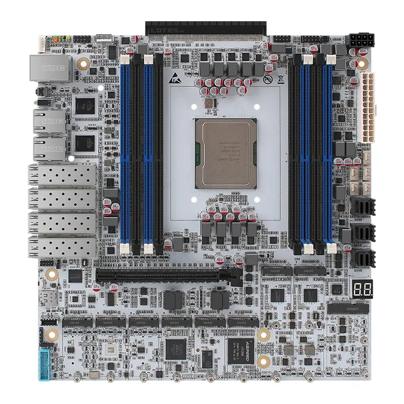CWWK CW-M27 Xeon D-2700 12 SATA 8 NVMe 6×10GbE NAS Motherboard