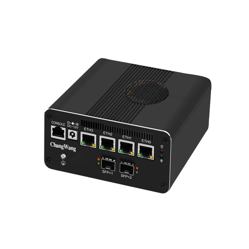 CWWK Mini PC Firewall Appliance F15 Core i7-1185G7, Core i5 1135G7, Core i3 1115G4, 2 x 10GbE SFP+ Mini Computer mit 4 x i226-V 2.5GbE LAN, 4K 3-Display, USB-C, AES-NI