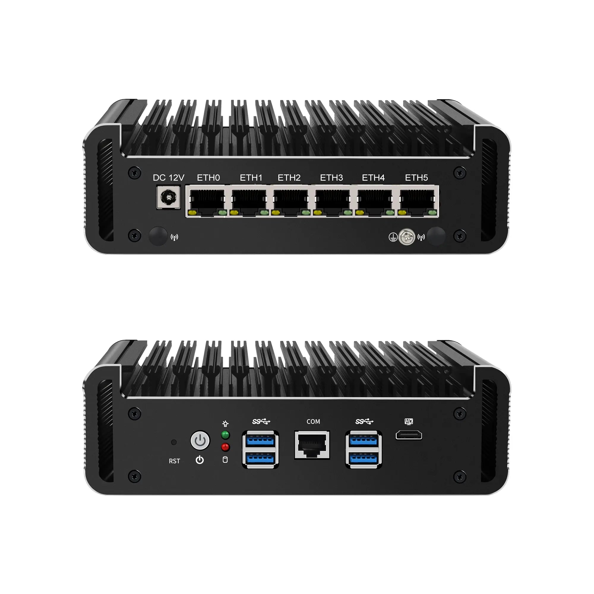 CWWK F25 Firewall Micro Appliance Mini PC The 11th generation i5-1135G7/i7-1165G7 fanless mini 6-port i226-2.5g soft route newly upgraded copper tube chassis