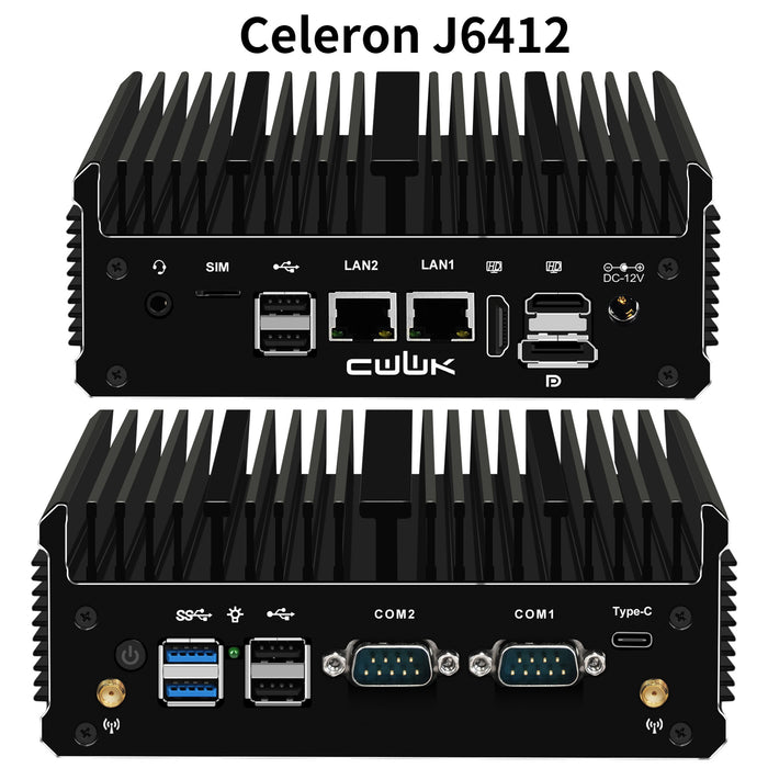 CWWK C1 Industrial Box PC with Dual COM