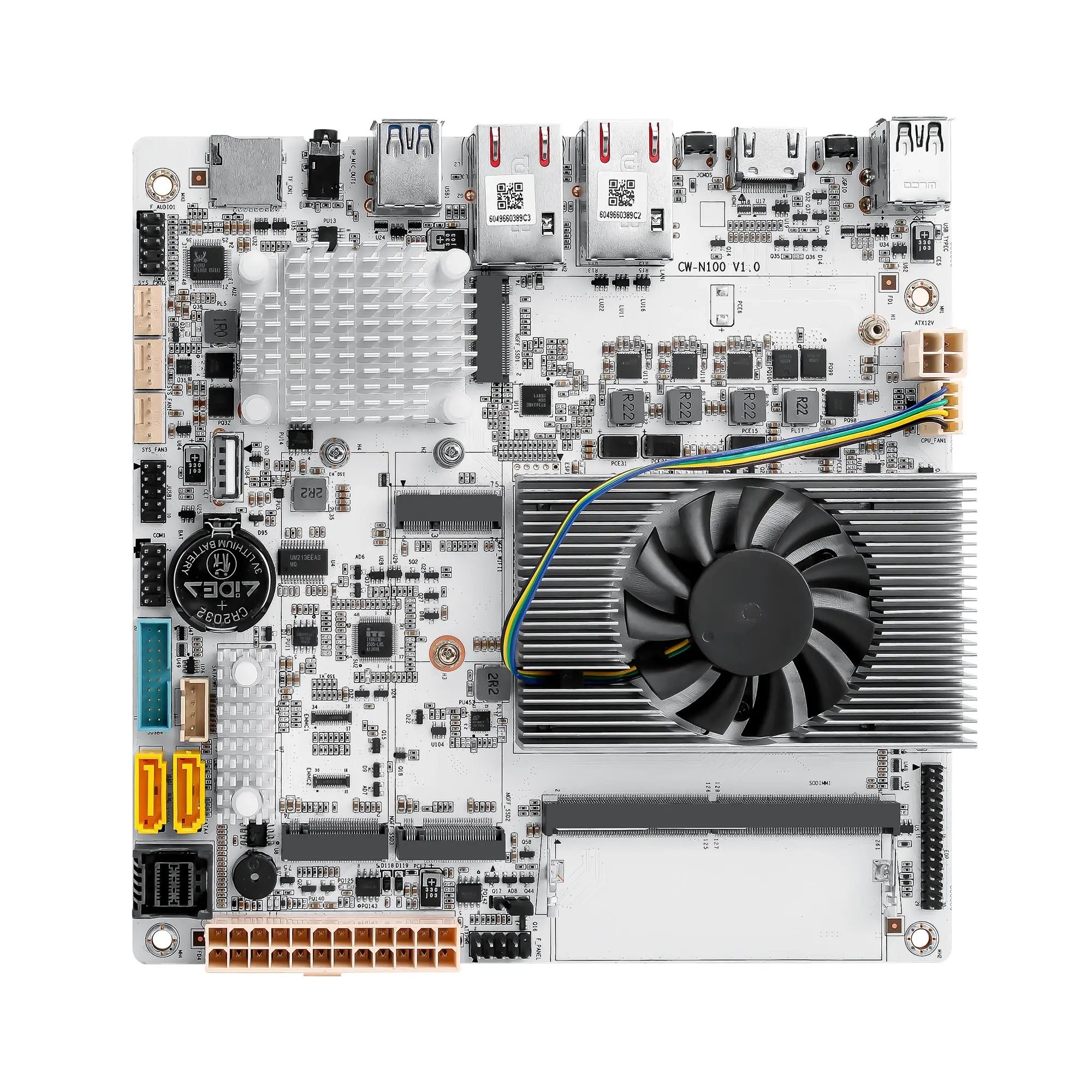 CWWK-NAS-B-M6 10GbE NAS Motherboard ,6 SATA, 3 M.2 NVMe, DDR5 Mini-ITX