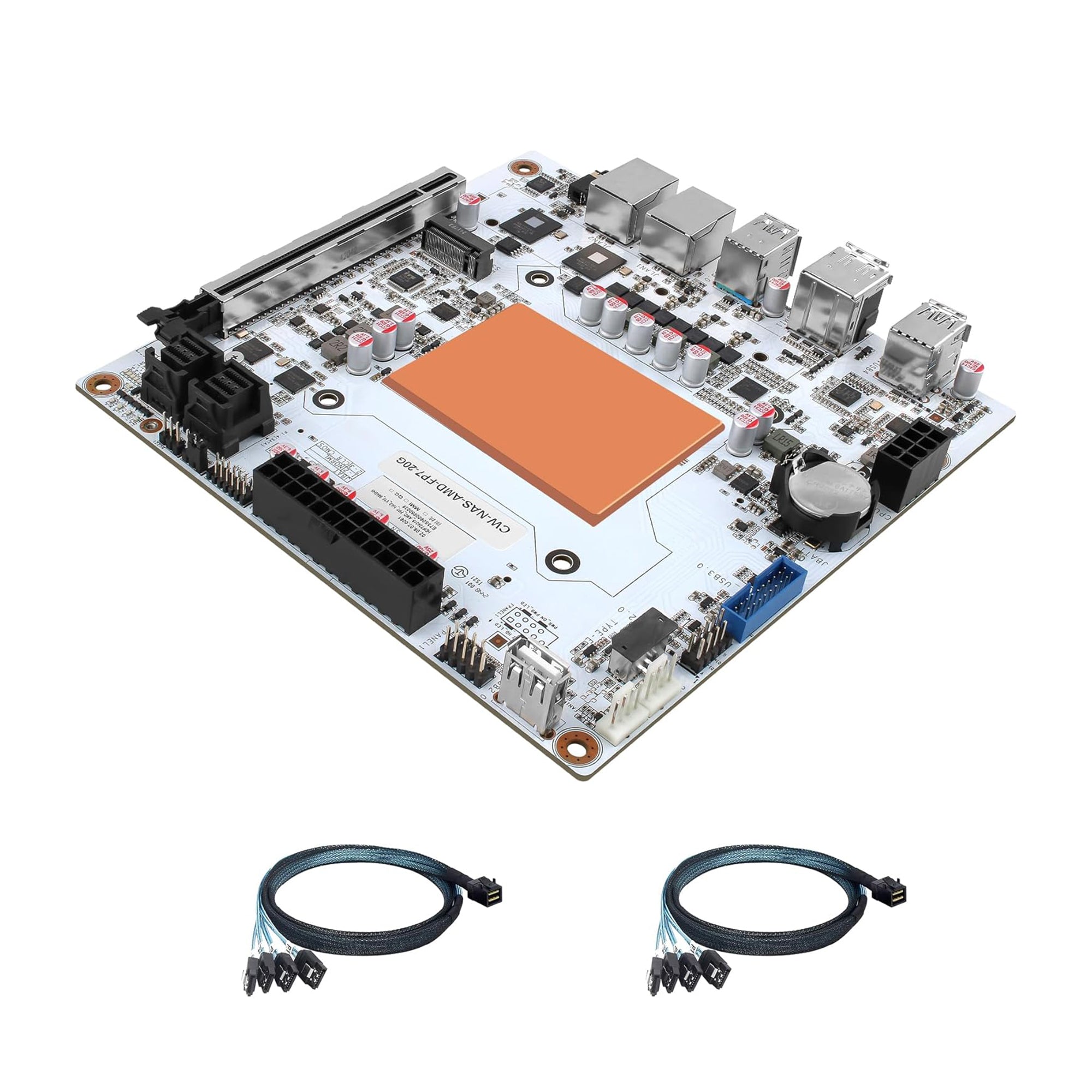CWWK N7 NAS Motherboard 8 Bay with 2 x 10GbE RJ45 LAN, Ryzen 7 8845HS CPU