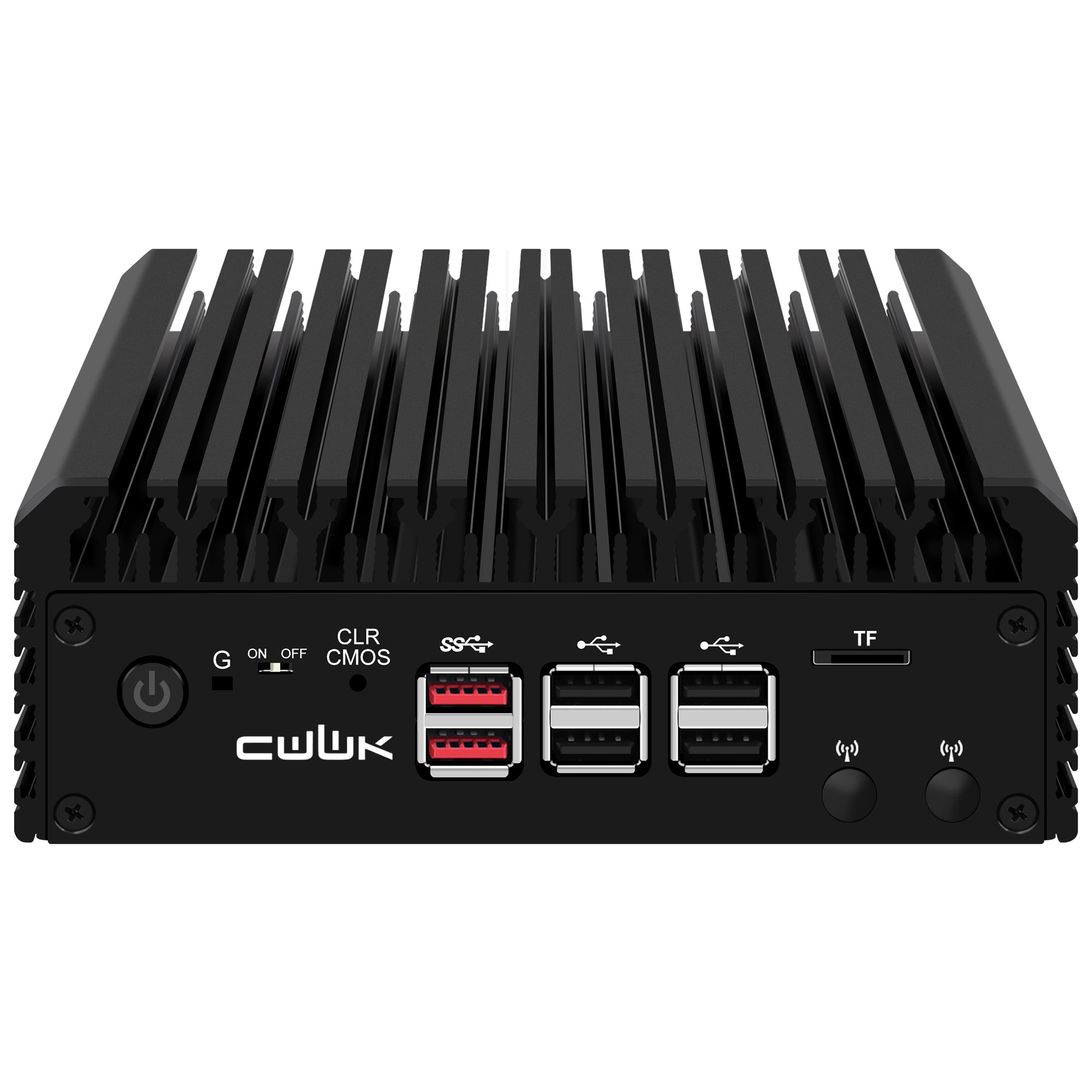 CWWK F6 Fanless Mini PC Firewall Hardware for Opnsense Pfsense,Softer Router Intel N100 N305, 4 x 2.5 Gbe i226V Lan, DDR5 RAM NVMe SSD