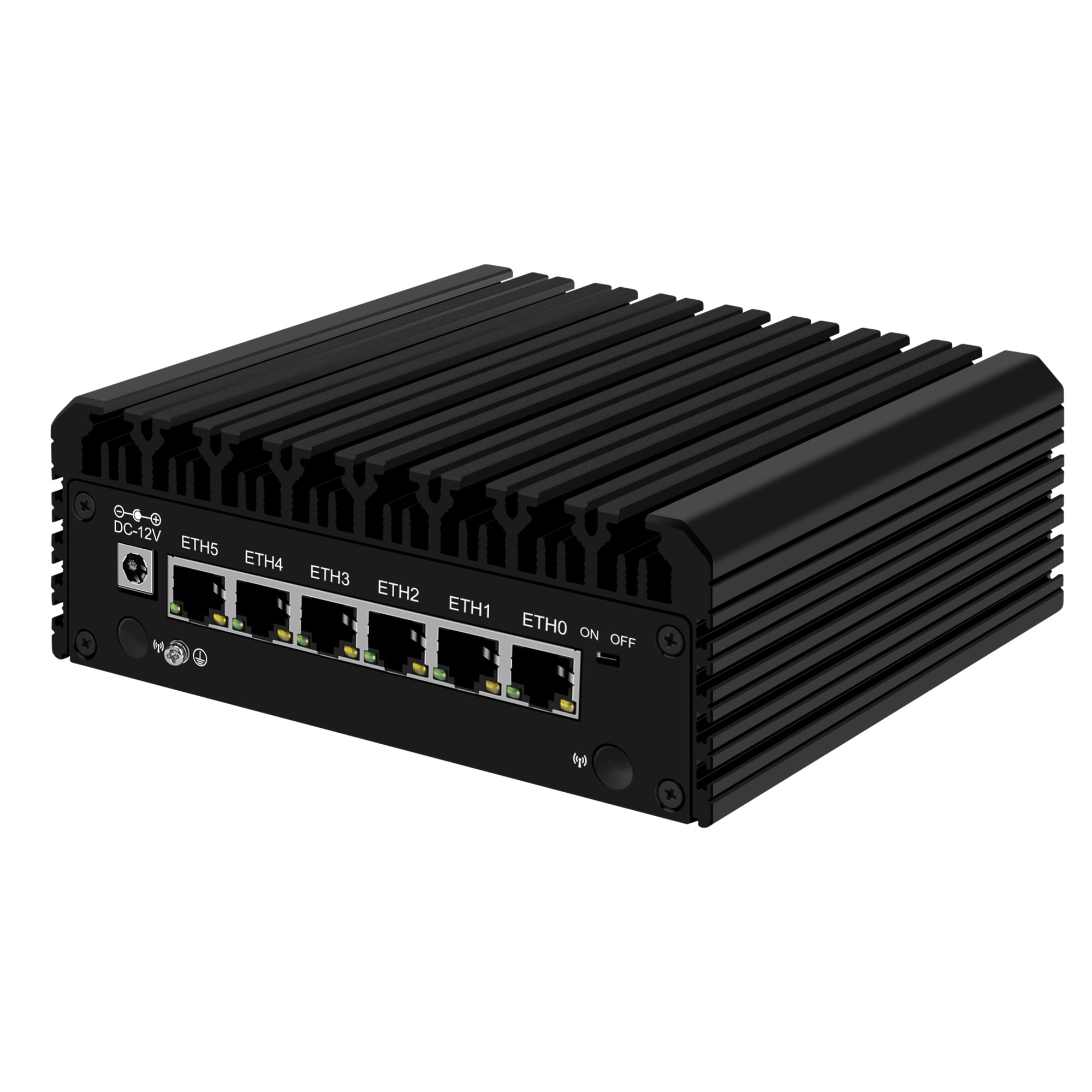 CWWK F7 Firewall Mini PC N97/N100/N200/N150/N300/N305/N100 ,Micro Appliance Opnsense Fanless Mini Computer 6 x 2.5 GBE i226V LAN Router, DDR5 RAM  NVMe SSD