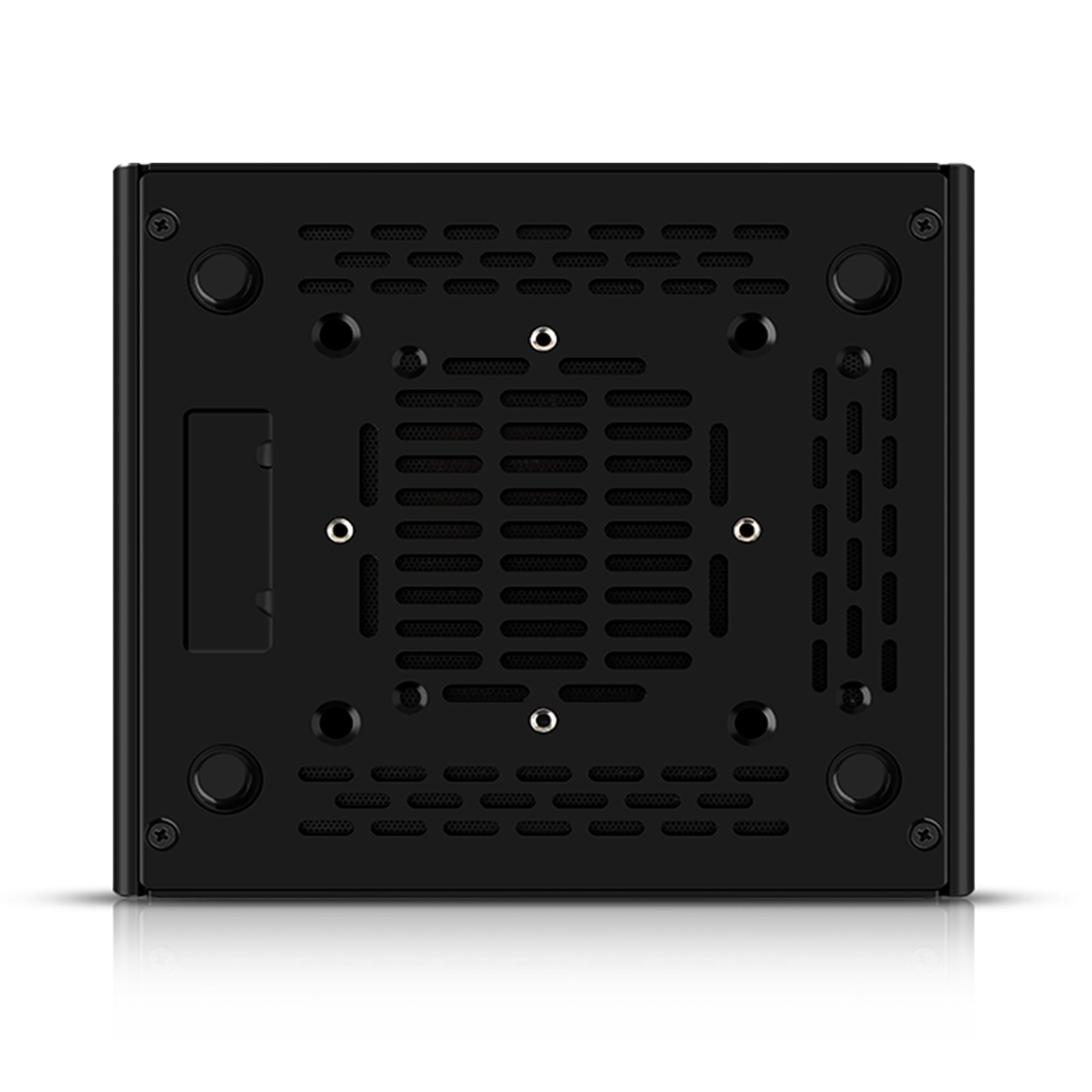 CWWK C1 Fanless Mini PC, Core N100,J6412  2 × 2.5GbE i226V LAN Port, 2 × COM RS232, Support WIFI/BT, Fanless Desktop Computer, DDR4 8GB RAM 128GB NVMe SSD, Windows 11 Pro