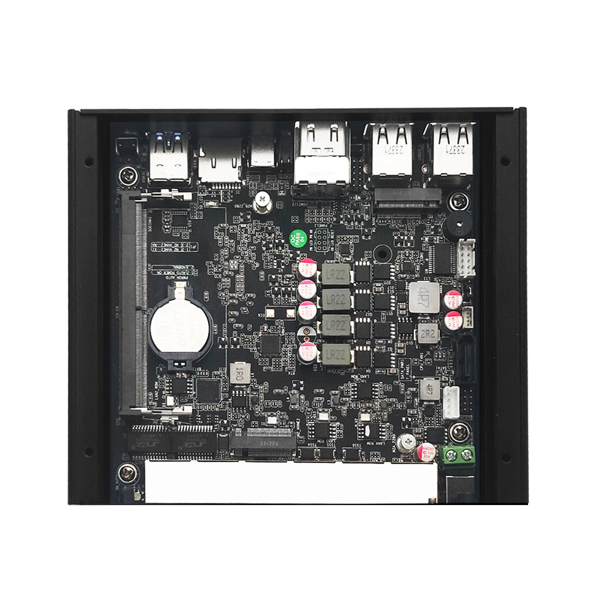 CWWK F7 Firewall Mini PC N97/N100/N200/N150/N300/N305/N100 ,Micro Appliance Opnsense Fanless Mini Computer 6 x 2.5 GBE i226V LAN Router, DDR5 RAM  NVMe SSD