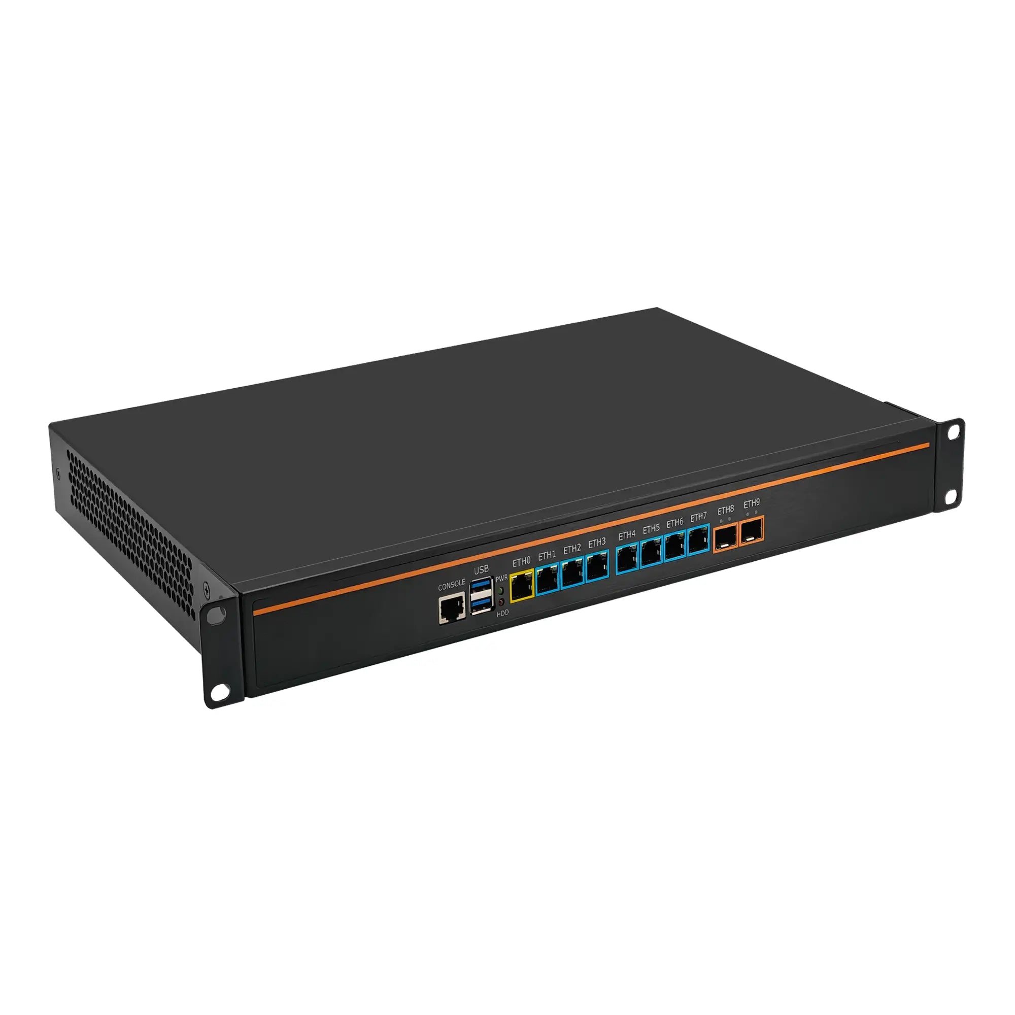 CWWK CW-U87 Rackmount Firewall Appliance, Intel Core i5-4300M, 8 port 2.5GbE LAN and Optional 2×10GbE SFP+