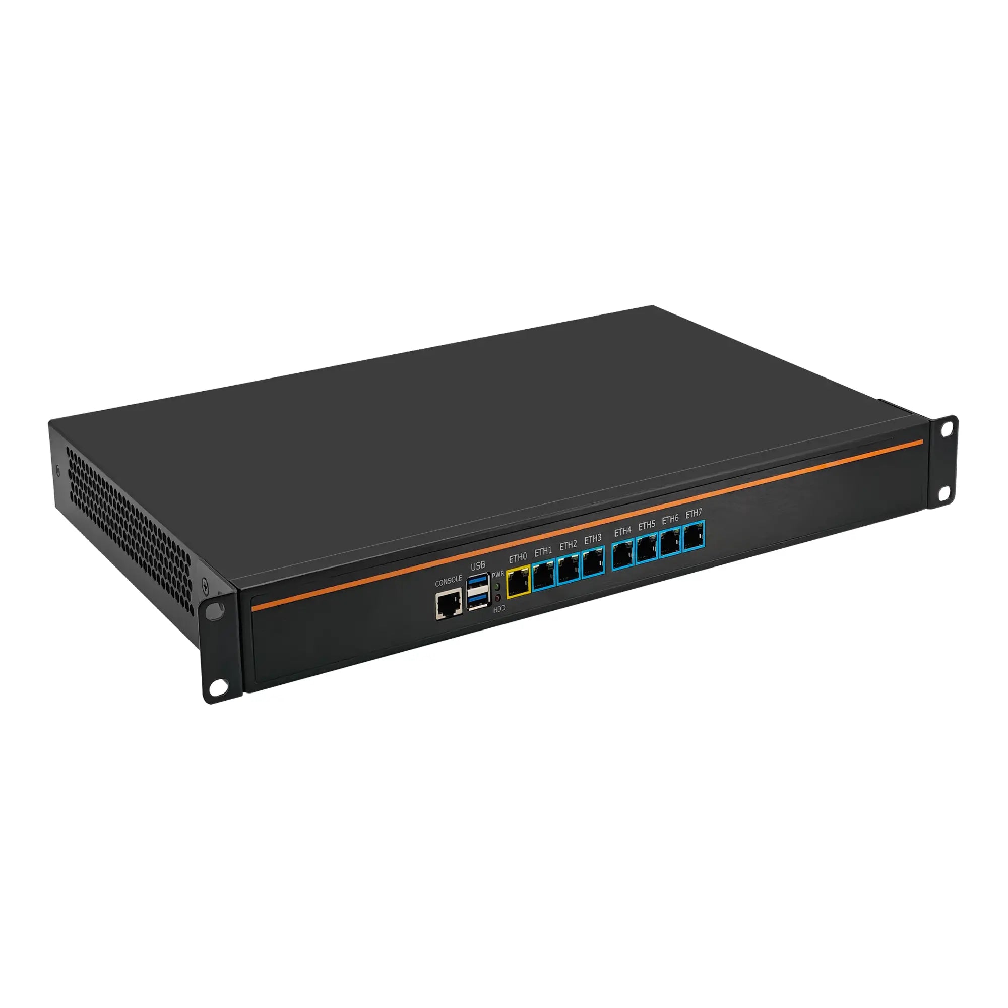 CWWK CW-U87 Rackmount Firewall Appliance, Intel Core i5-4300M, 8 port 2.5GbE LAN and Optional 2×10GbE SFP+